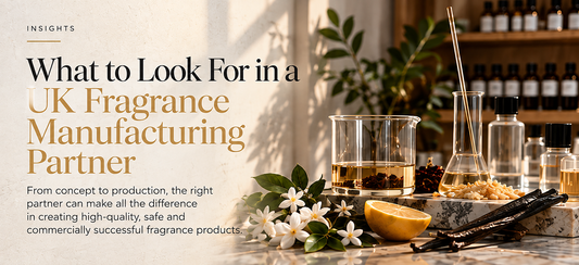 What to look for in a UK Fragrance manufacturing partner