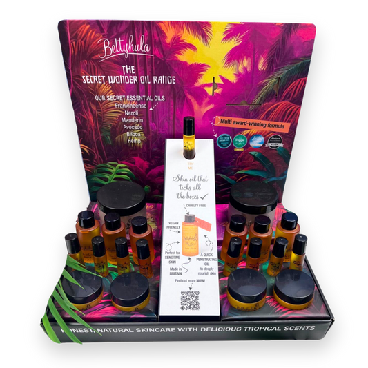 CDU Counter Display Unit The Secret Oil Range pack