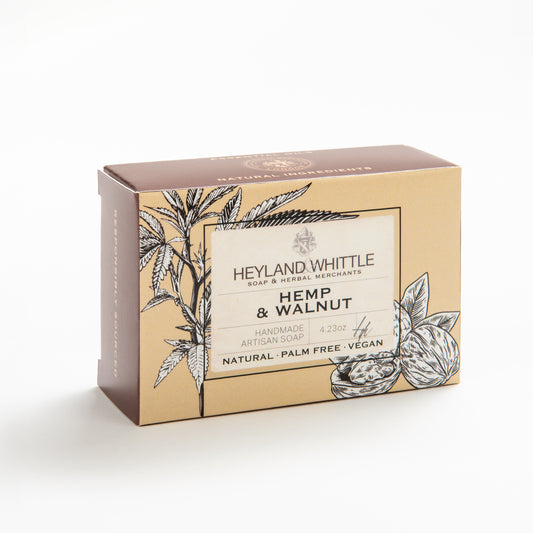 Hemp & Walnut Boxed Soap Bar 120g (12 Pack)