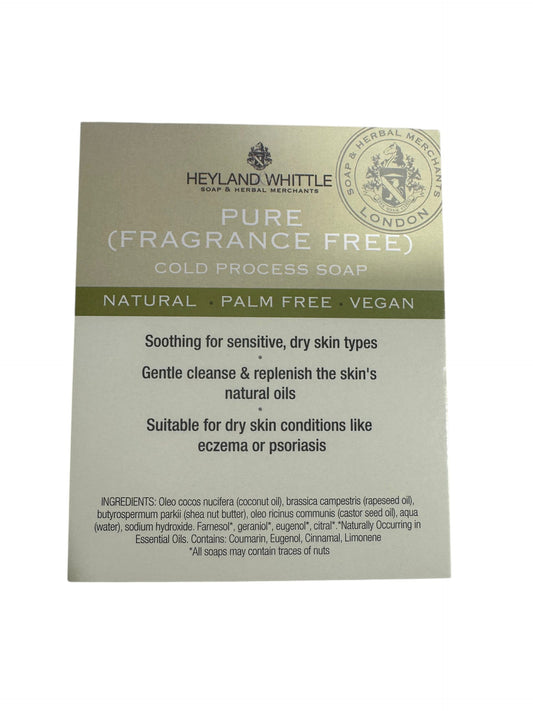 Pure (Fragrance Free) Soap Brick Card
