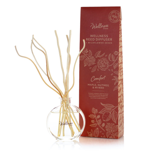 Comfort Wellness Reed Diffuser with Maple, Nutmeg & Myrrh