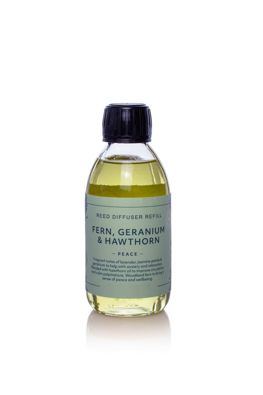 Peace Wellness Diffuser Refill with Fern, Geranium & Hawthorn