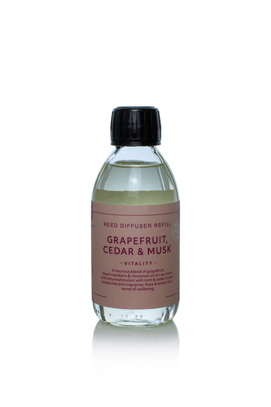 Vitality Wellness Diffuser Refill with Grapefruit, Cedar & Musk