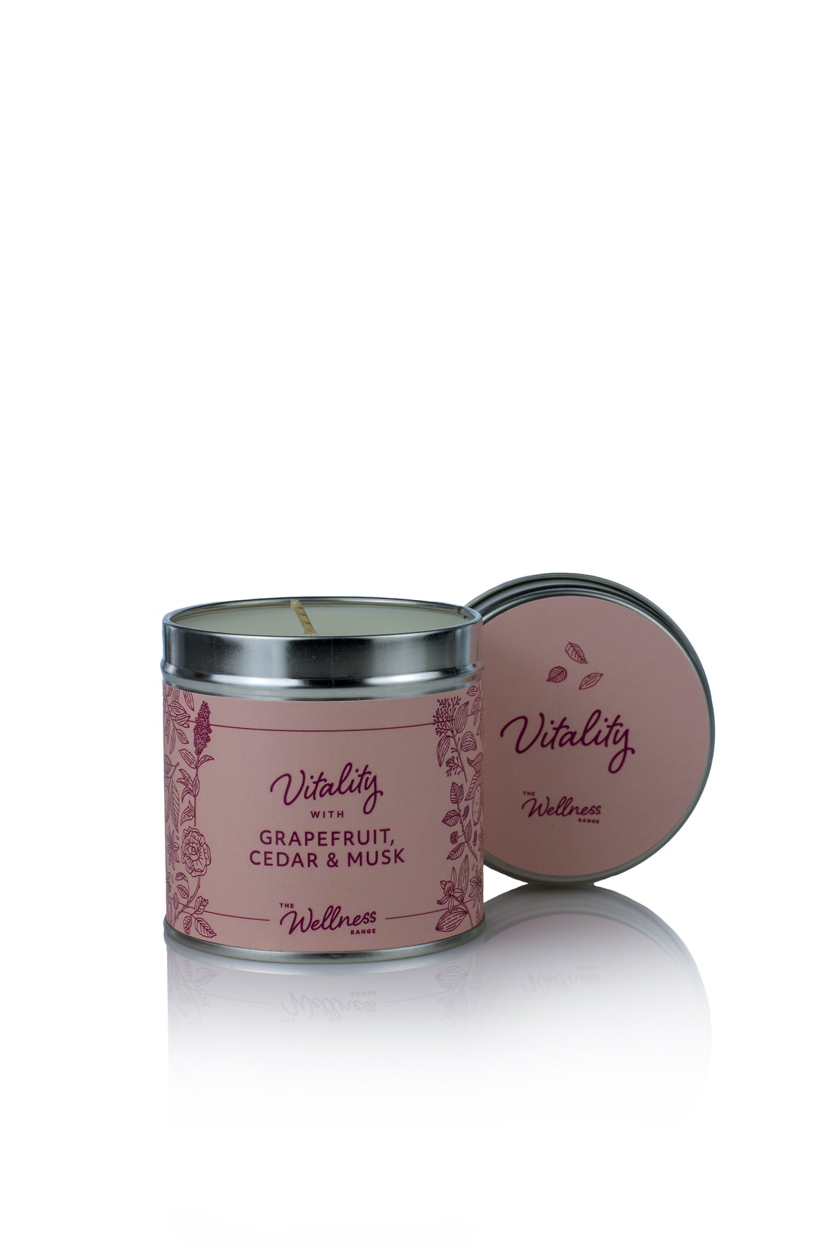 Vitality Wellness Candle with Grapefruit, Cedar & Musk