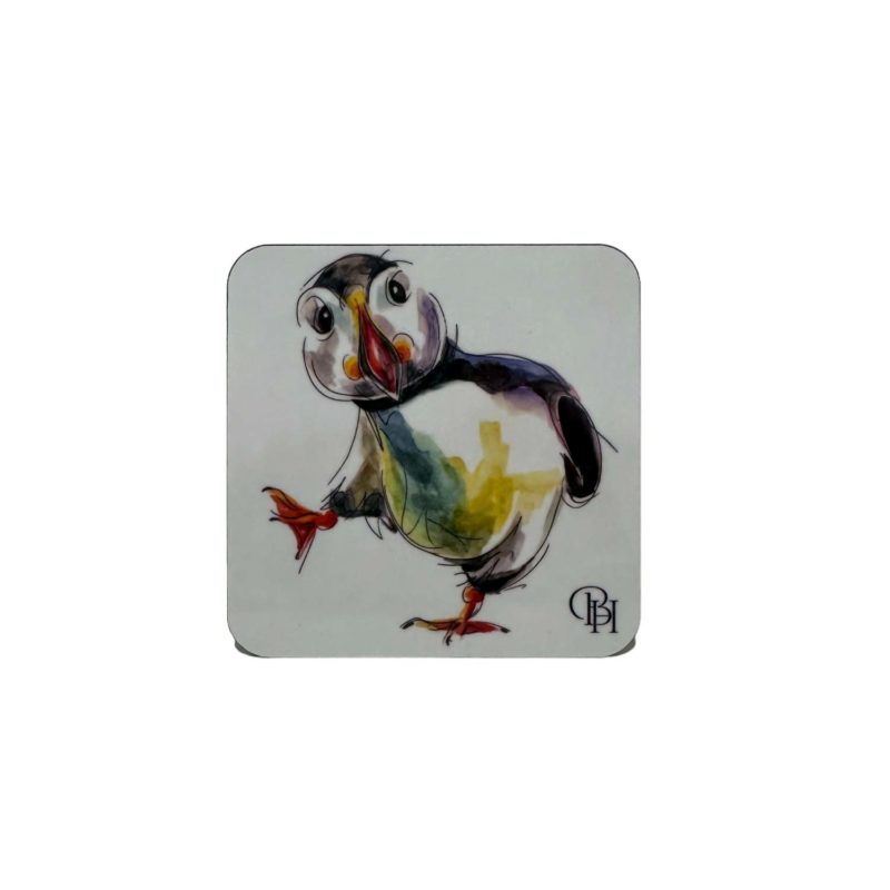 Ballard Home Melamine Puffin Coaster