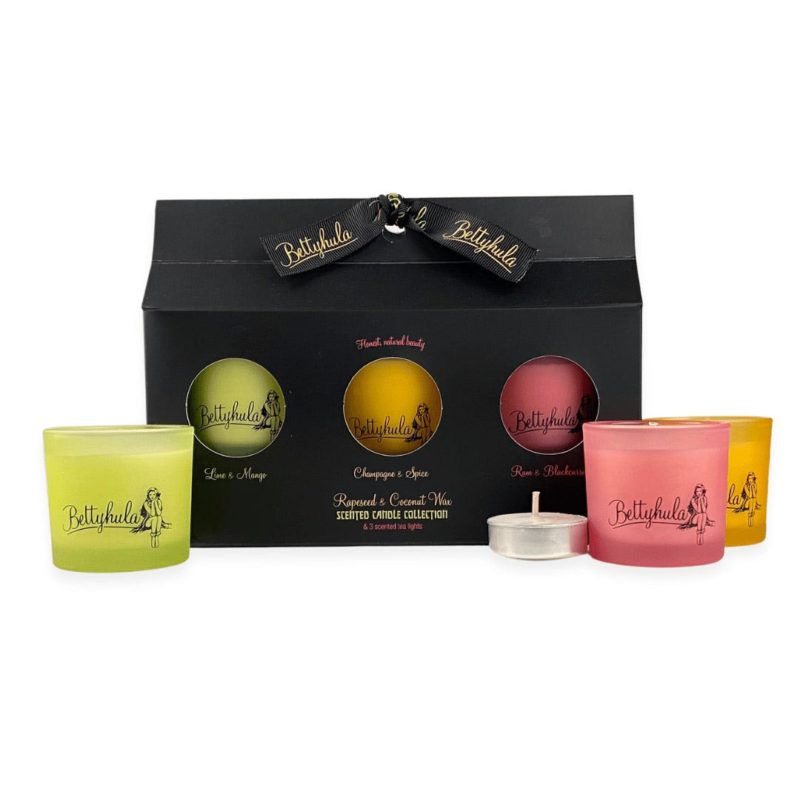 Votive Candle Trio Gift Set with Tealights