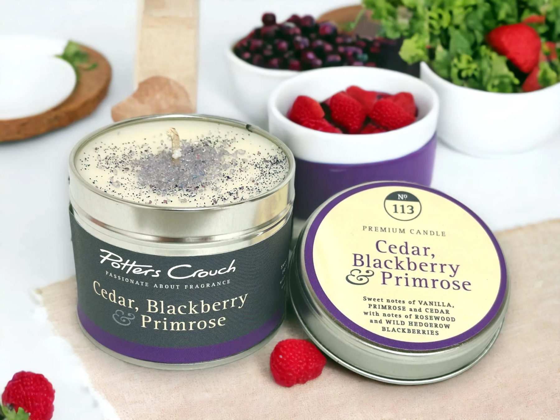 Cedar Blackberry Primrose Candle