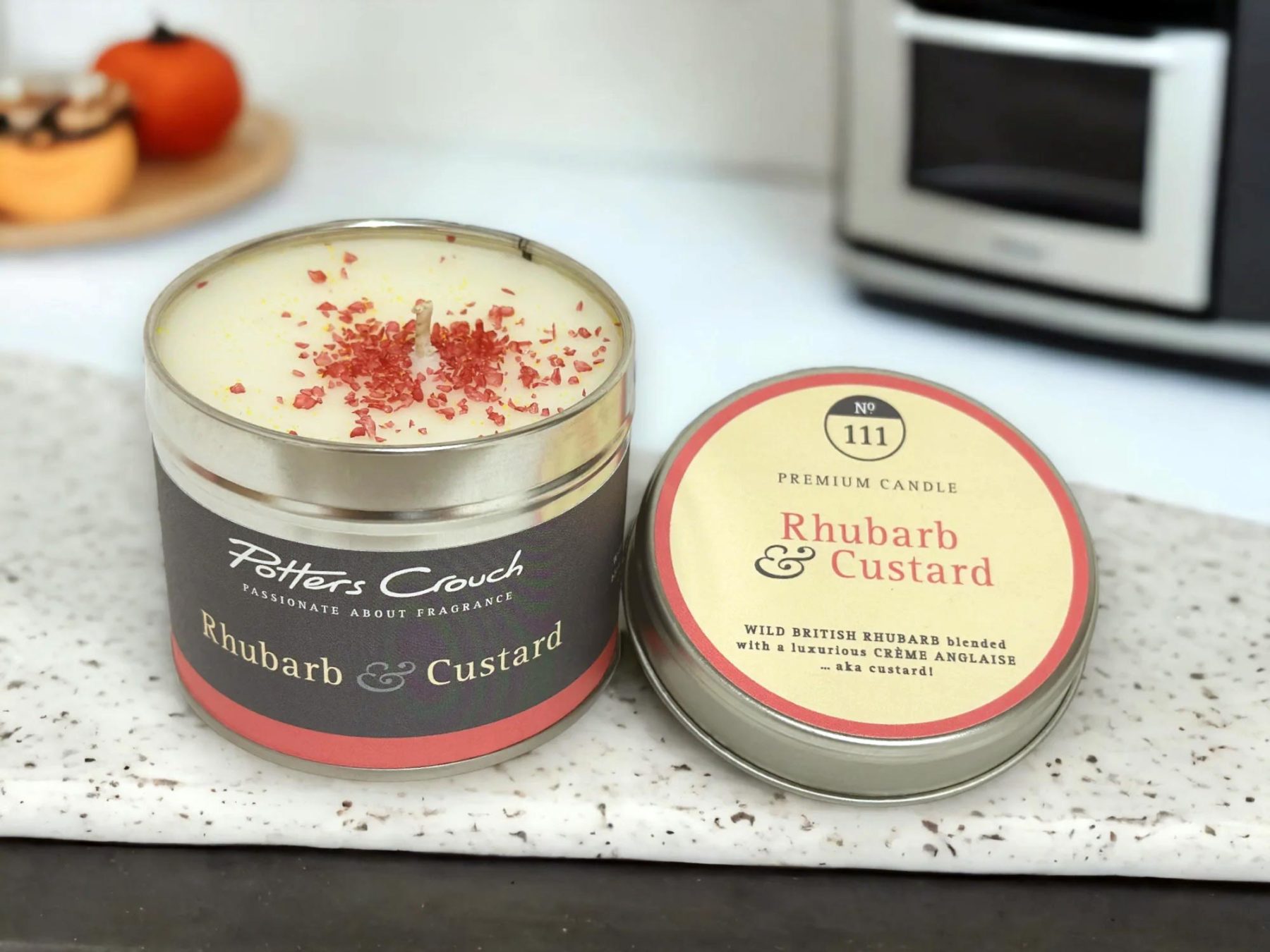 Rhubarb Custard Candle