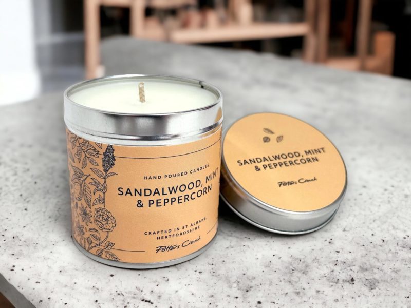 Sandalwood Mint Peppercorn Candle