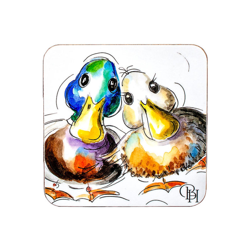 Feathers & Frolics - Melamine Coaster