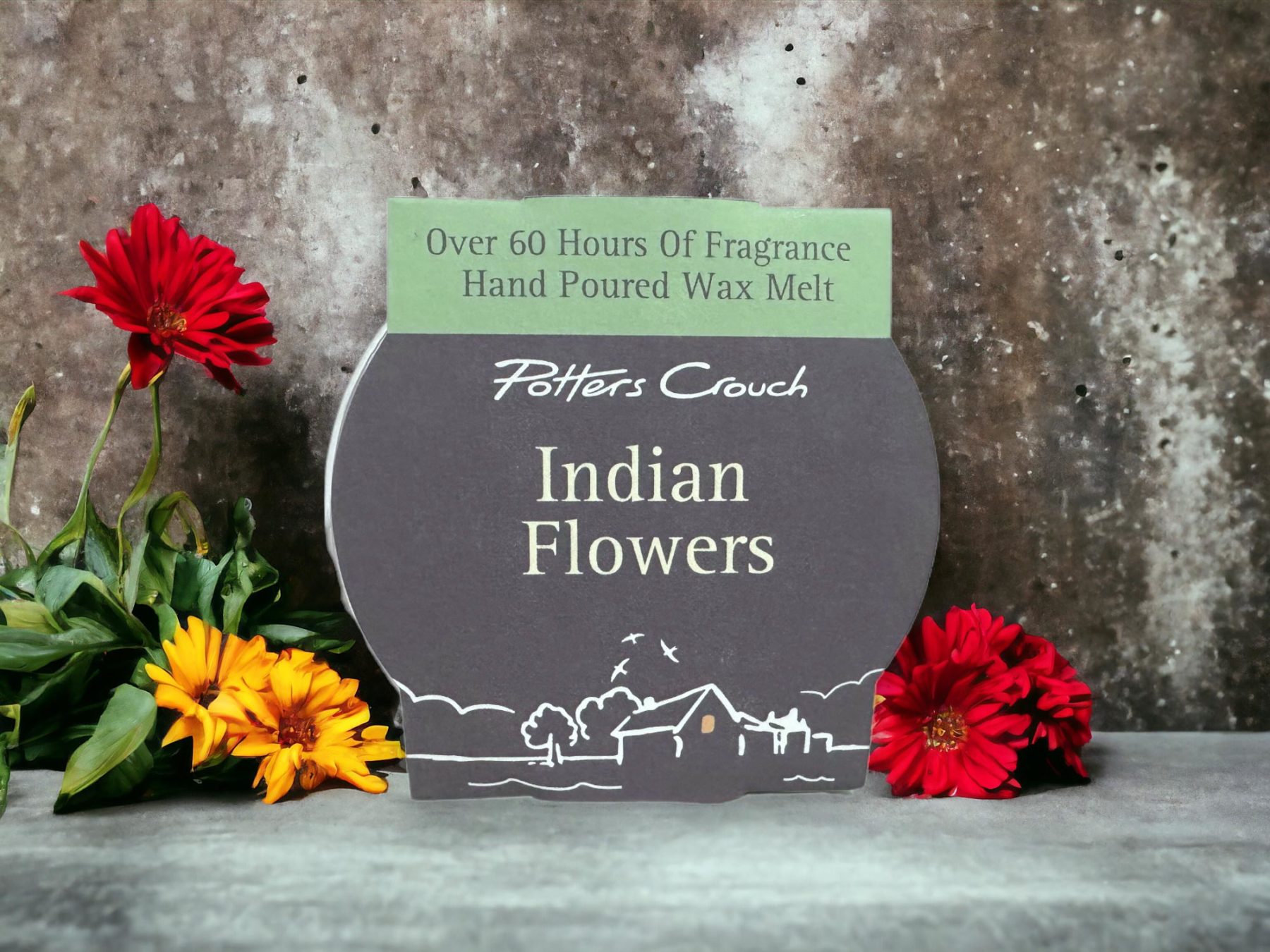 Indian Flowers Melt Pott