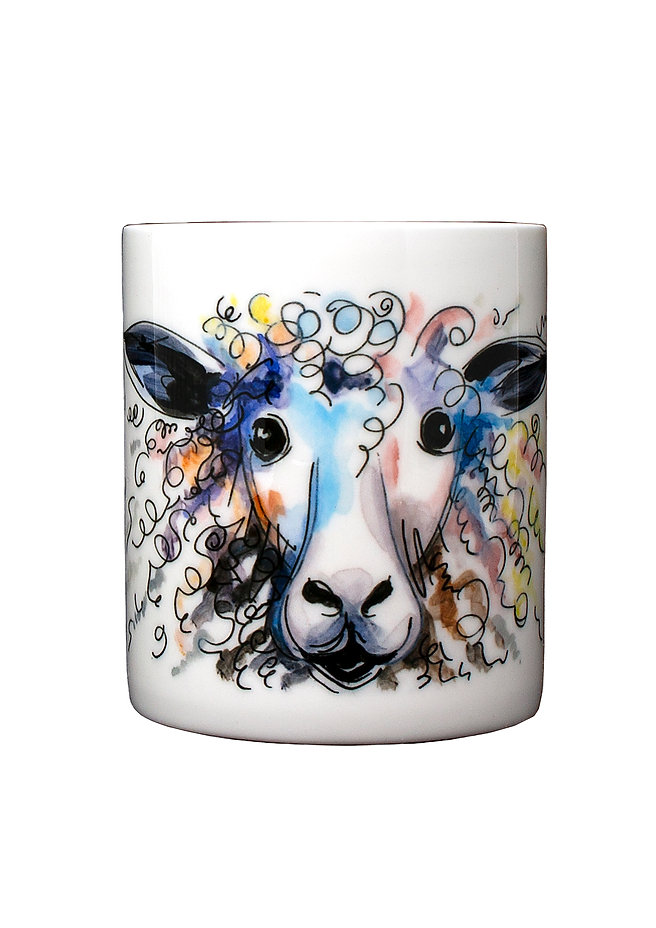 Wooly Whispers - Fine Bone China Mug