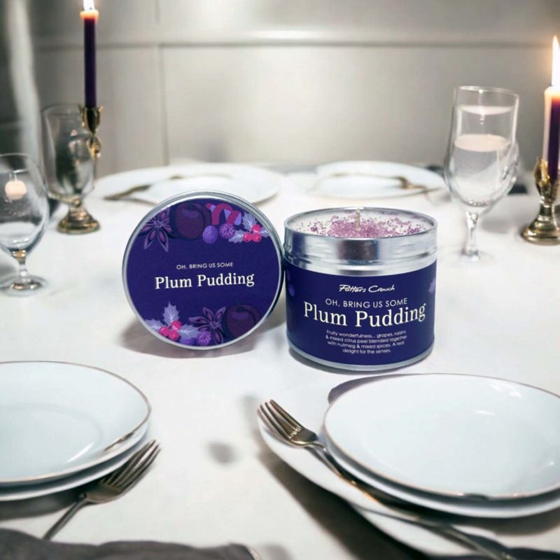 Potters Crouch Plum Pudding Candle