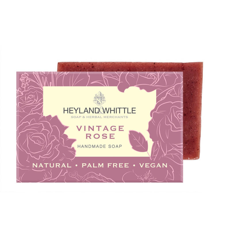 Vintage Rose Natural Soap Bar 120g (12 Pack)