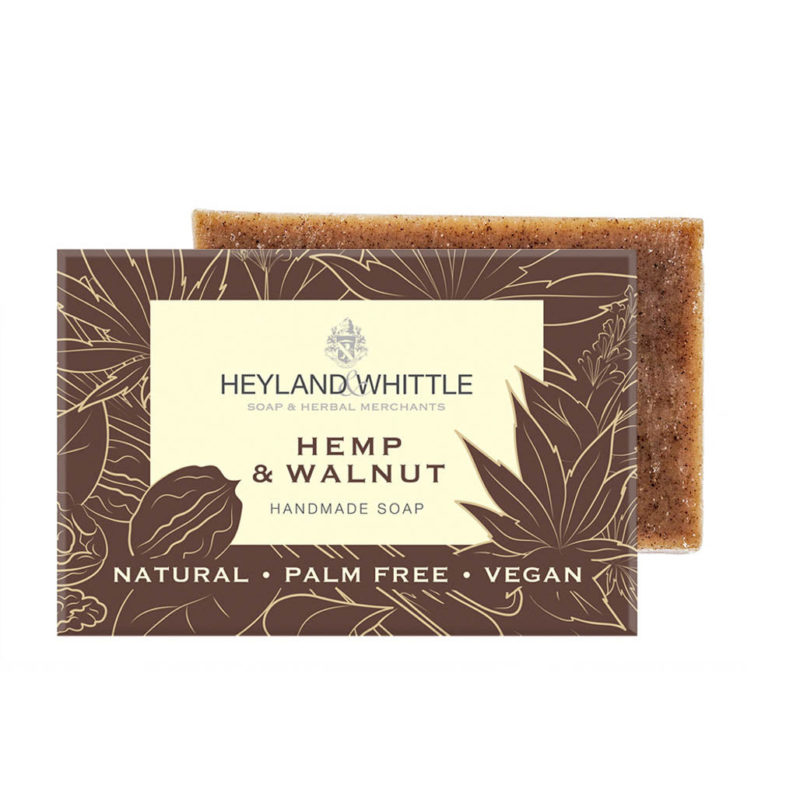 Hemp & Walnut Palm Free Soap Bar 120g (12 Pack)