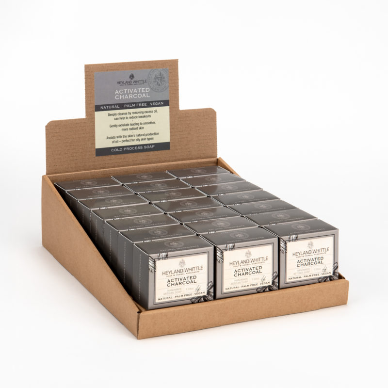 Activated Charcoal Boxed Soap Bar 45g (21 Pack)