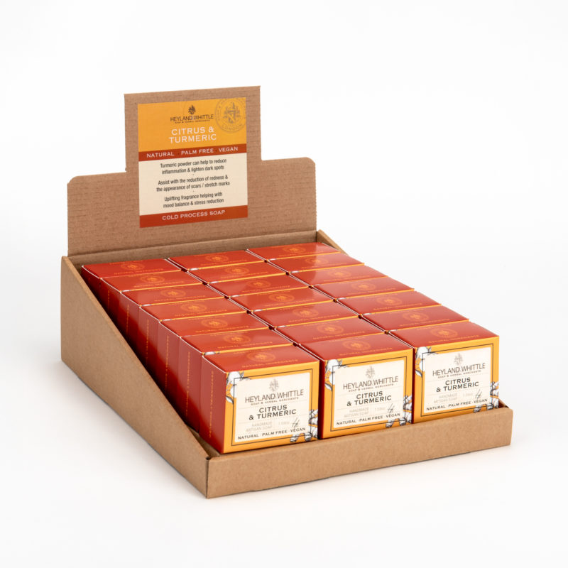 Citrus & Turmeric Boxed Soap Bar 45g (21 Pack)