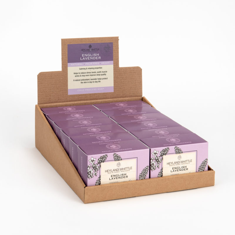 English Lavender Natural Soap Bar 120g (12 Pack)