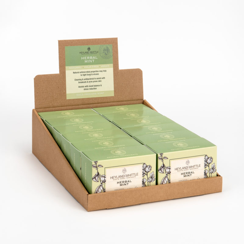 Herbal Mint Boxed Soap Bar 120g (12 Pack)