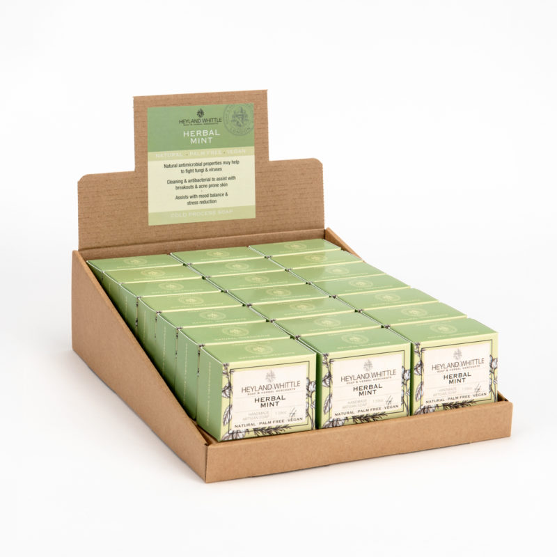 Herbal Mint Boxed Soap Bar 45g (21 Pack)