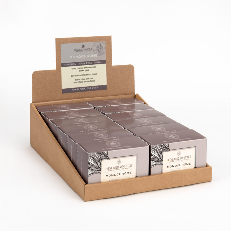 Monochrome Boxed Soap Bar 120g (12 Pack)