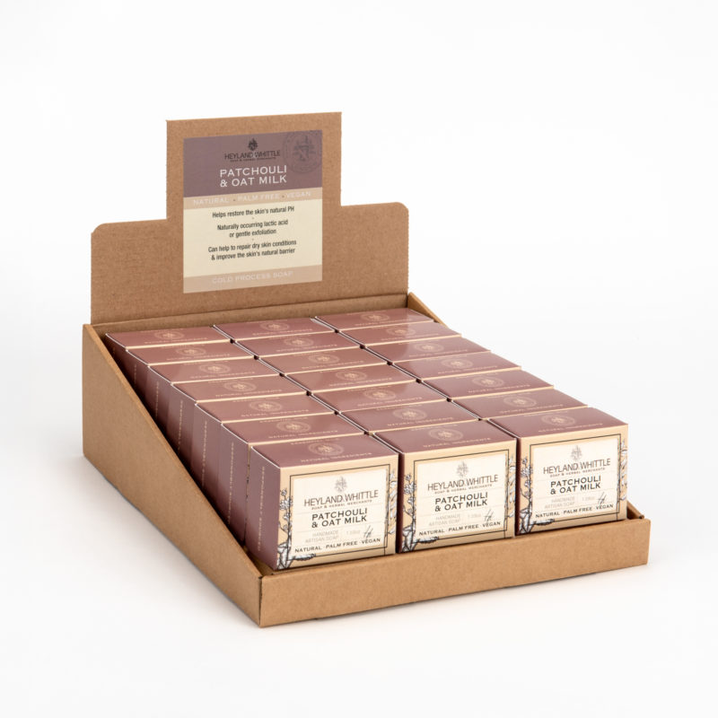 Patchouli & Oat Milk Boxed Soap Bar 45g (21 Pack)