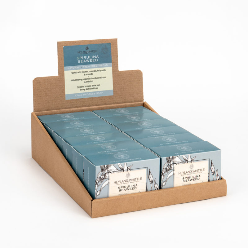 Spirulina Seaweed Boxed Soap Bar 120g (12 Pack)