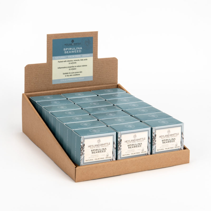 Spirulina Seaweed Boxed Soap Bar 45g (21 Pack)