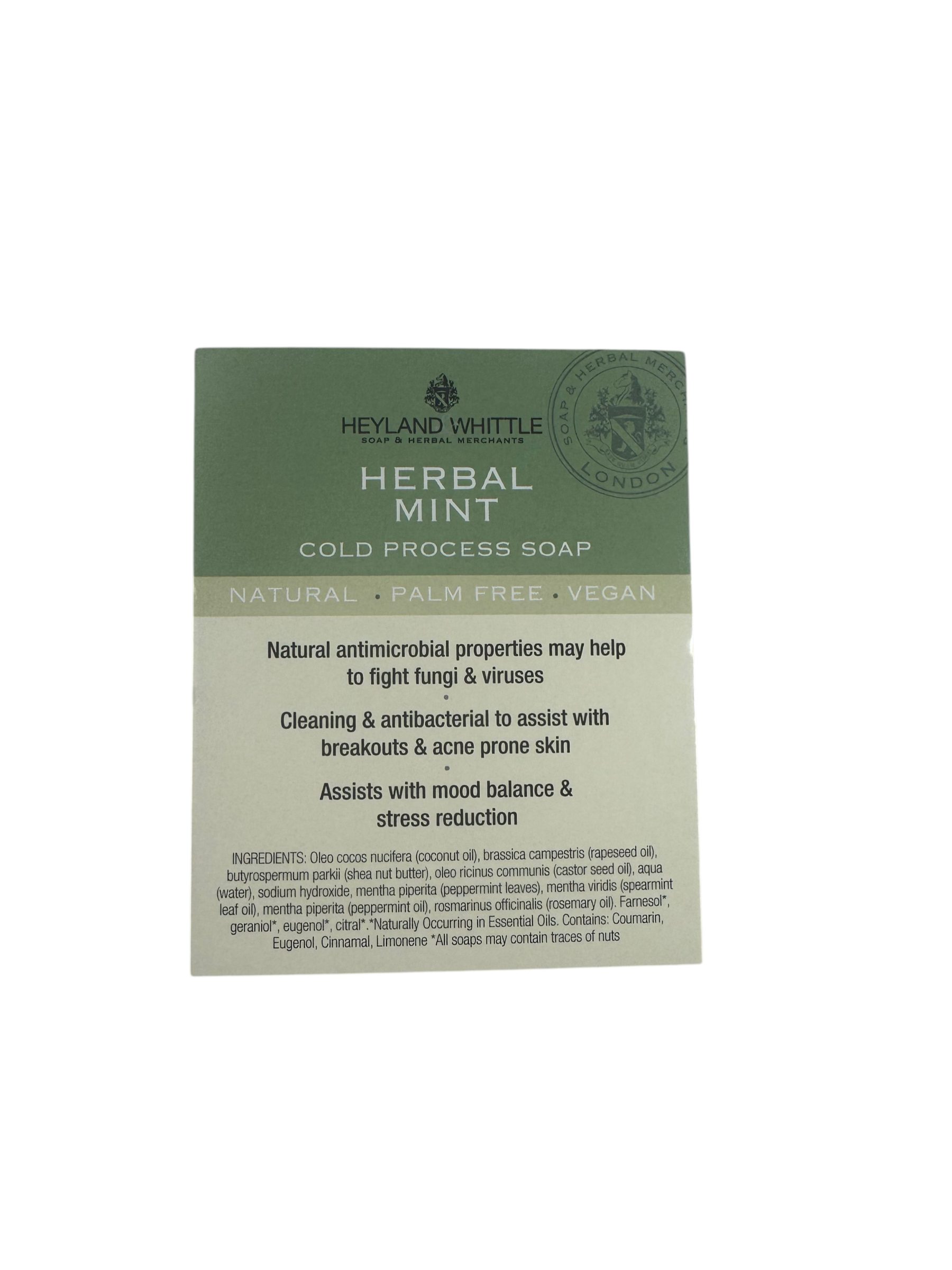 Herbal Mint Soap Brick Card