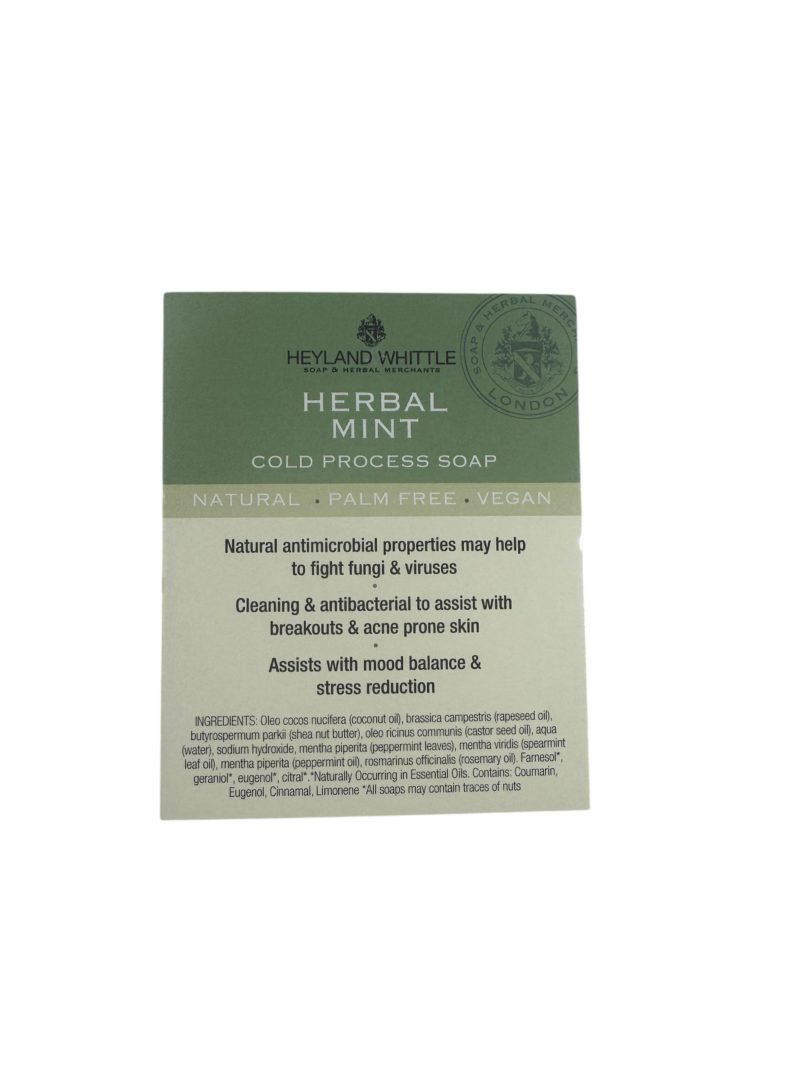 Herbal Mint Soap Brick Card