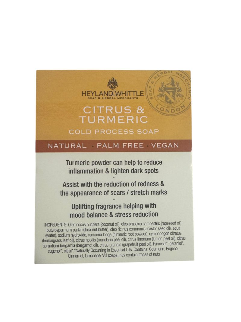 Citrus & Turmeric Soap Brick Card