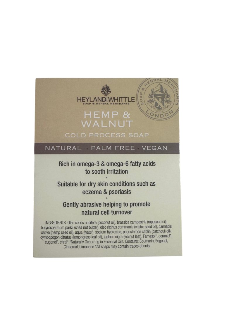 Hemp & Walnut Soap Brick Card