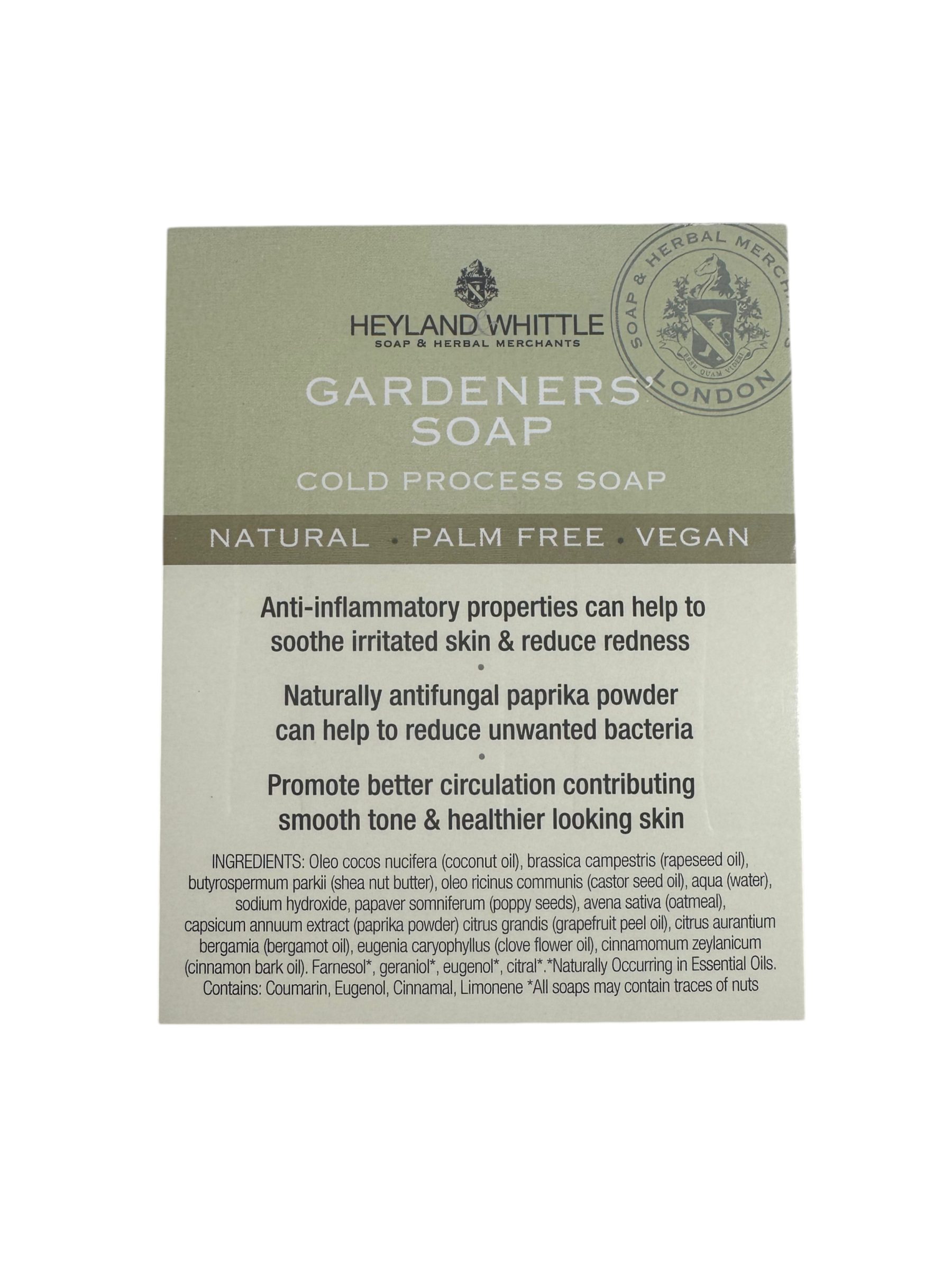 Gardeners' Soap Brick Card