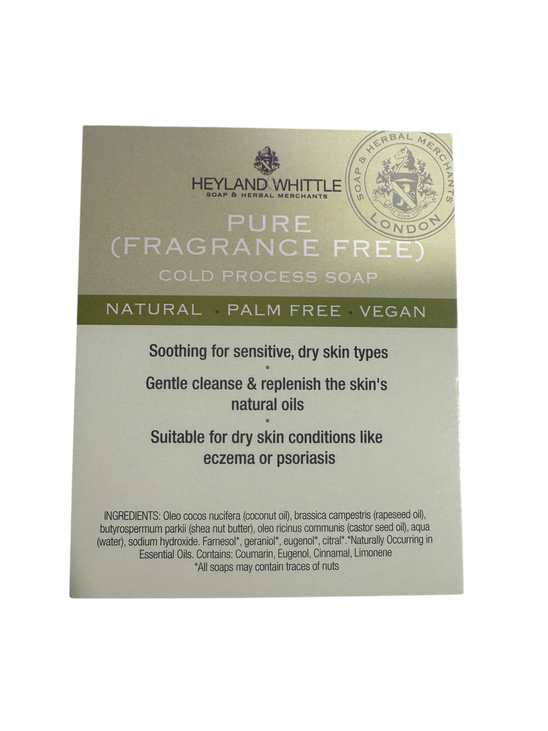 Pure (Fragrance Free) Soap Brick Card