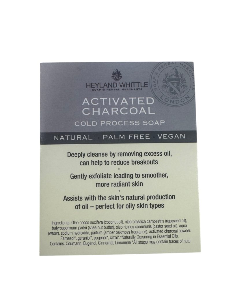 Activated Charcoal Soap Brick Card